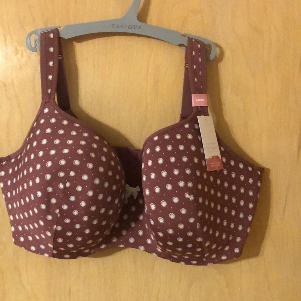 Cacique Lightly Lined Balconette NWT 44DDD